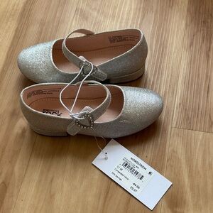 Nordstrom Kids Sparkly Silver Dress Shoes